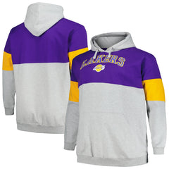 Fanatics - Los Angeles Lakers Big & Tall Pullover Hoodie - Purple/Gold