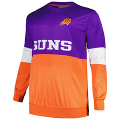 Fanatics - Phoenix Suns Big & Tall Split Pullover Sweatshirt - Purple/Orange