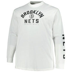 Fanatics - Brooklyn Nets Big & Tall Short Sleeve & Long Sleeve T-Shirt Set - Black/White