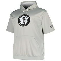 Fanatics - Brooklyn Nets Big & Tall Logo Pullover Hoodie - Silver