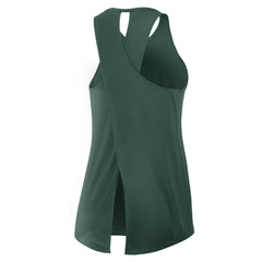 Green Bay Packers Women's Plus Size Performance Tank Top Green - Nike