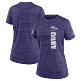 Baltimore Ravens Women's Sideline Velocity Dri-FIT T-Shirt Purple - Nike