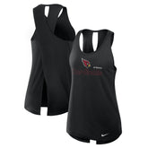Arizona Cardinals Women's Open-Back Crisscross Dri-FIT Tank Top Black - Nike