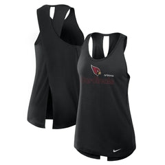 Arizona Cardinals Women's Open-Back Crisscross Dri-FIT Tank Top Black - Nike