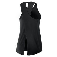 Cincinnati Bengals Women's Open-Back Crisscross Dri-FIT Tank Top Black - Nike
