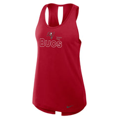 Tampa Bay Buccaneers Women's Open-Back Crisscross Dri-FIT Tank Top Red - Nike