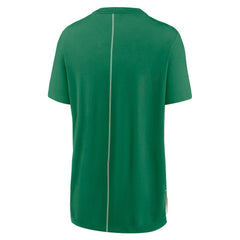 New York Jets Women's Wordmark Tri-Blend T-Shirt Cream/Kelly Green - Nike