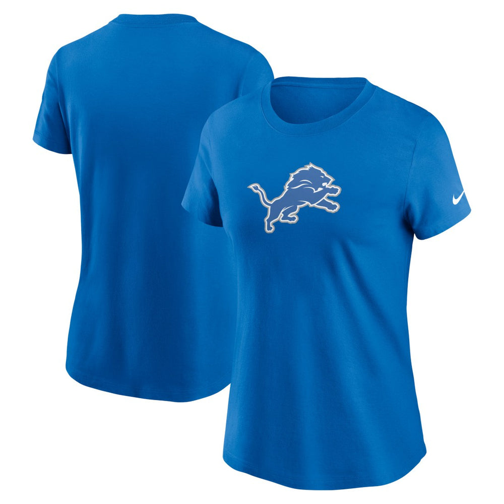 Detroit Lions Women's Primary Logo T-Shirt Blue - Nike