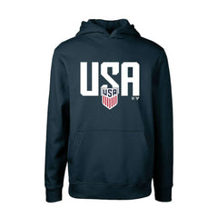 USMNT Levelwear Youth Podium Mascot Pullover Hoodie - Navy