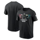 Atlanta Falcons vs. Jacksonville Jaguars 2023 London Game Essential T-Shirt Black - Nike