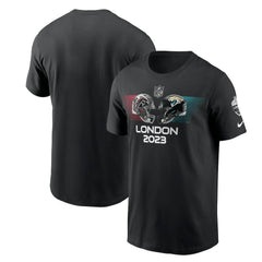 Atlanta Falcons vs. Jacksonville Jaguars 2023 London Game Essential T-Shirt Black - Nike