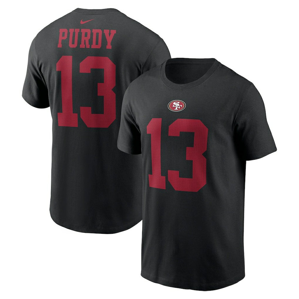 Brock Purdy San Francisco 49ers Player Name & Number T-Shirt Black - Nike