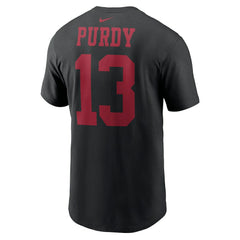Brock Purdy San Francisco 49ers Player Name & Number T-Shirt Black - Nike