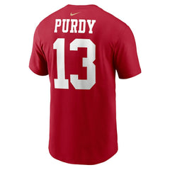 Brock Purdy San Francisco 49ers Player Name & Number T-Shirt Scarlet - Nike