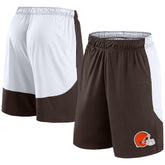 Cleveland Browns Go Hard Shorts Brown/White - Fanatics