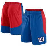 New York Giants Go Hard Shorts Royal/Red - Fanatics