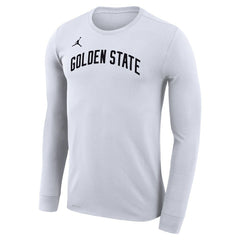 NBA - Golden State Warriors Jordan Brand Unisex Statement Edition Legend Performance Long Sleeve T-Shirt - White