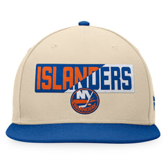 New York Islanders - Fanatics Goalaso Snapback Hat Cream/Royal