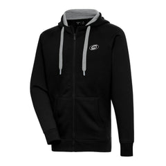 Carolina Hurricanes - Antigua Metallic Logo Victory Full-Zip Hoodie Black