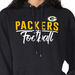 Green Bay Packers G-III 4Her by Carl Banks Women's Graphic Fleece Pullover Hoodie Black - NFL
