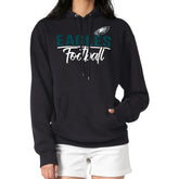 Philadelphia Eagles G-III 4Her by Carl Banks Women's Graphic Fleece Pullover Hoodie Black - NFL