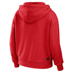 NBA - Chicago Bulls WEAR by Erin Andrews Women's Color-Block Full-Zip Hoodie - Red