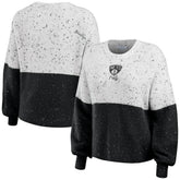 NBA - Brooklyn Nets WEAR by Erin Andrews Women's Color-Block Pullover Sweater - White/Black