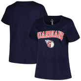 Cleveland Guardians Profile Women's Plus Size Arch Logo T-Shirt discount