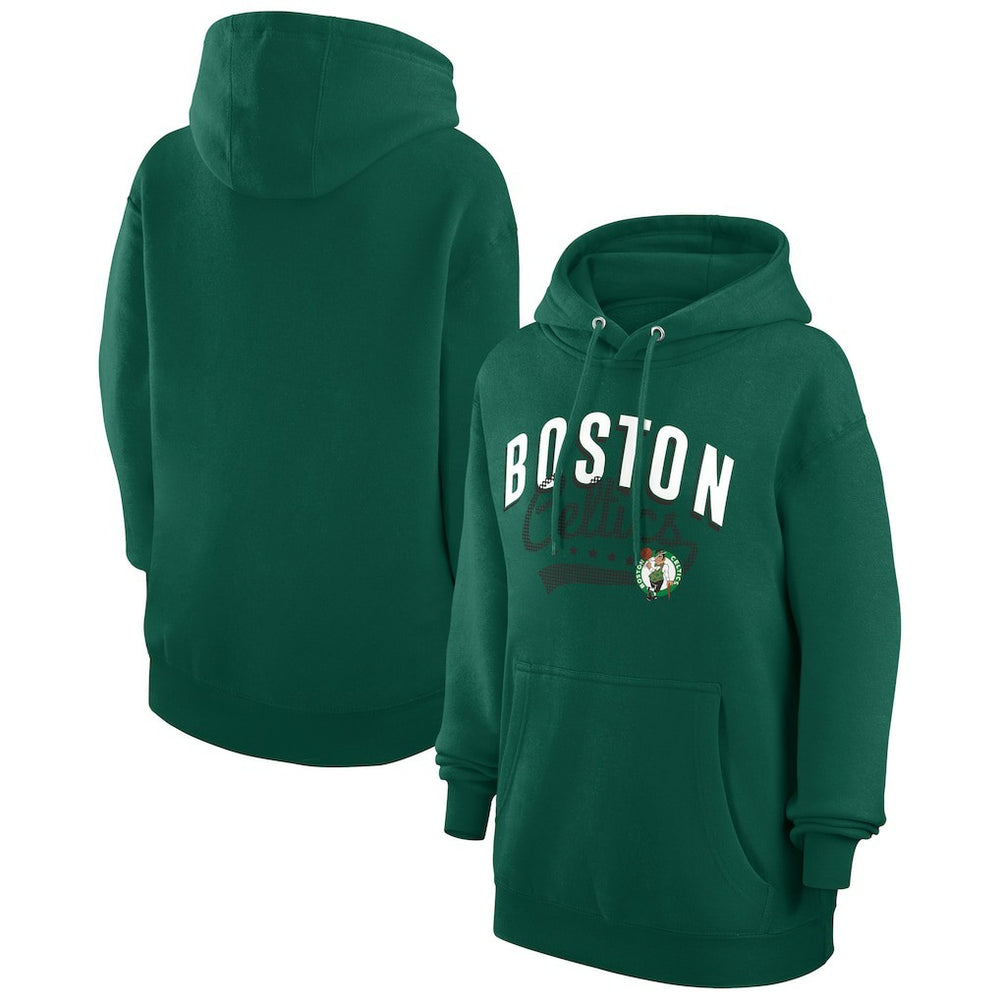 NBA - Boston Celtics G-III 4Her by Carl Banks Women's Filigree Logo Pullover Hoodie - Kelly Green