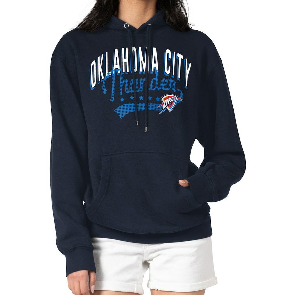 NBA - Oklahoma City Thunder G-III 4Her by Carl Banks Women's Filigree Logo Pullover Hoodie - Navy