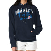 NBA - Oklahoma City Thunder G-III 4Her by Carl Banks Women's Filigree Logo Pullover Hoodie - Navy