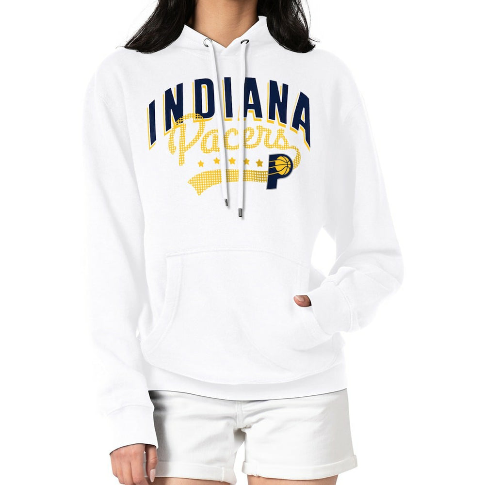 NBA - Indiana Pacers G-III 4Her by Carl Banks Women's Filigree Logo Pullover Hoodie - White