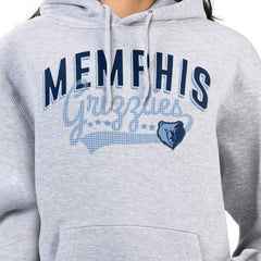 NBA - Memphis Grizzlies G-III 4Her by Carl Banks Women's Filigree Logo Pullover Hoodie - Heather Gray