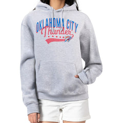 NBA - Oklahoma City Thunder G-III 4Her by Carl Banks Women's Filigree Logo Pullover Hoodie - Heather Gray
