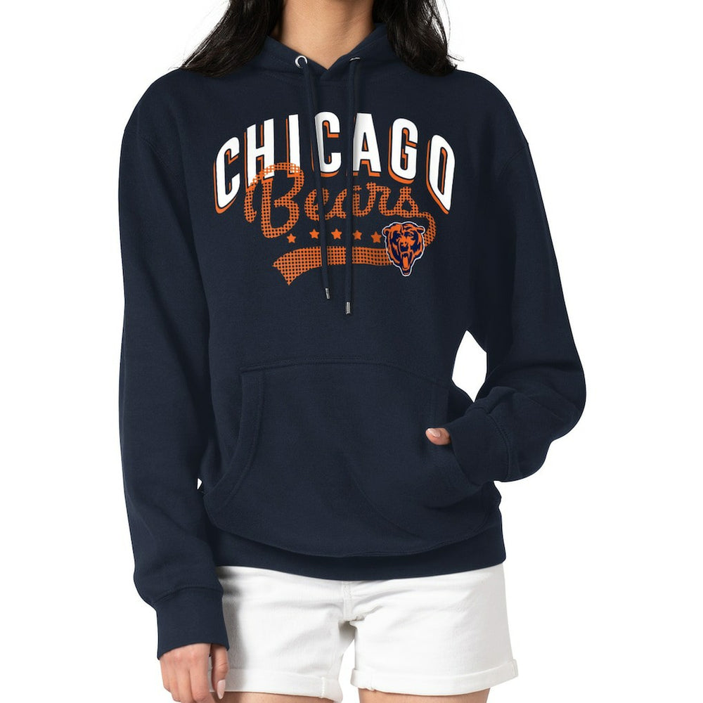 Chicago Bears G-III 4Her by Carl Banks Women's Filigree Logo Pullover Hoodie – Navy - NFL