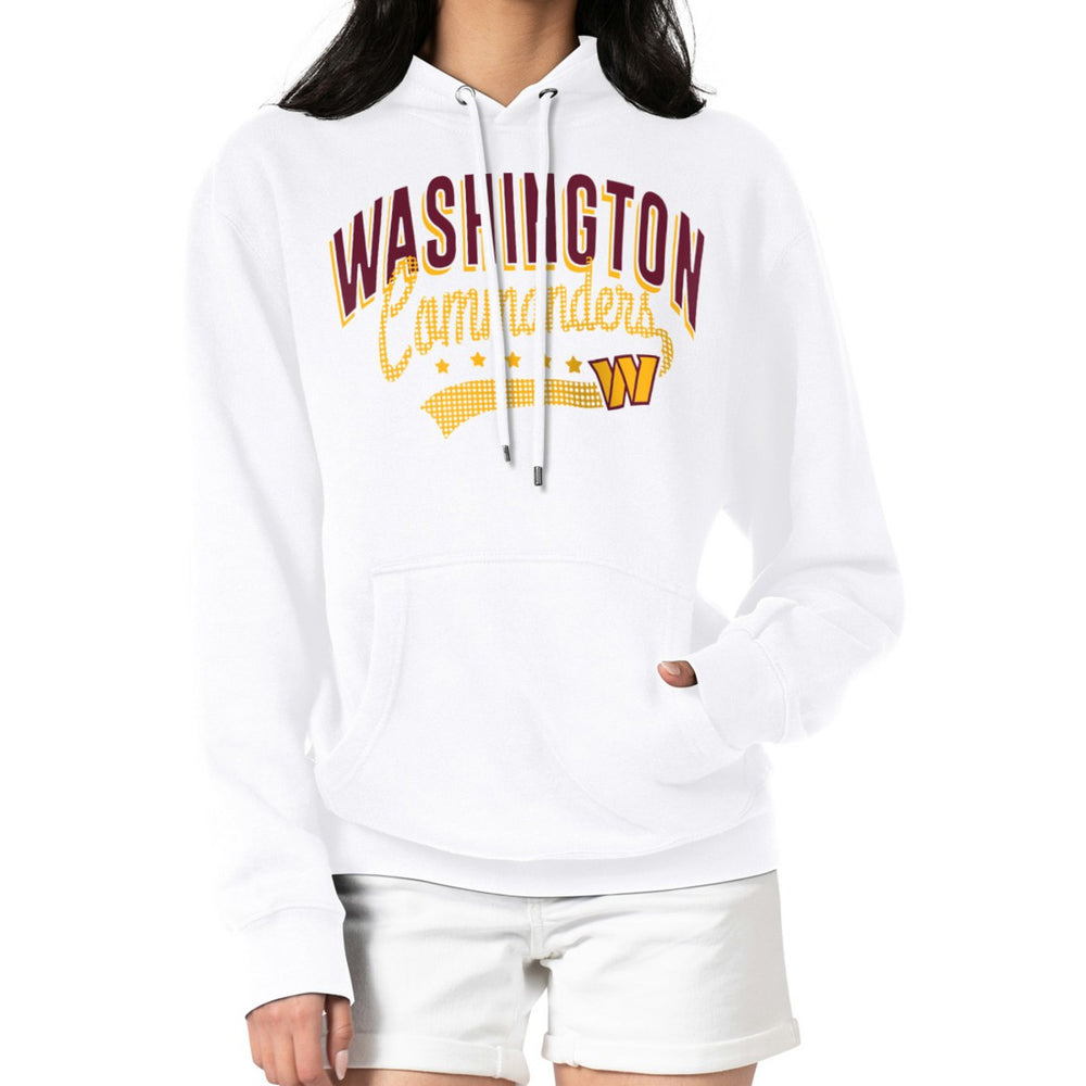 Washington Commanders G-III 4Her by Carl Banks Women's Filigree Logo Pullover Hoodie – White - NFL
