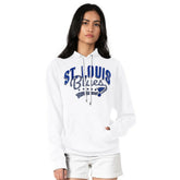 St. Louis Blues - G-III 4Her by Carl Banks Women's Filigree Logo Pullover Hoodie – White