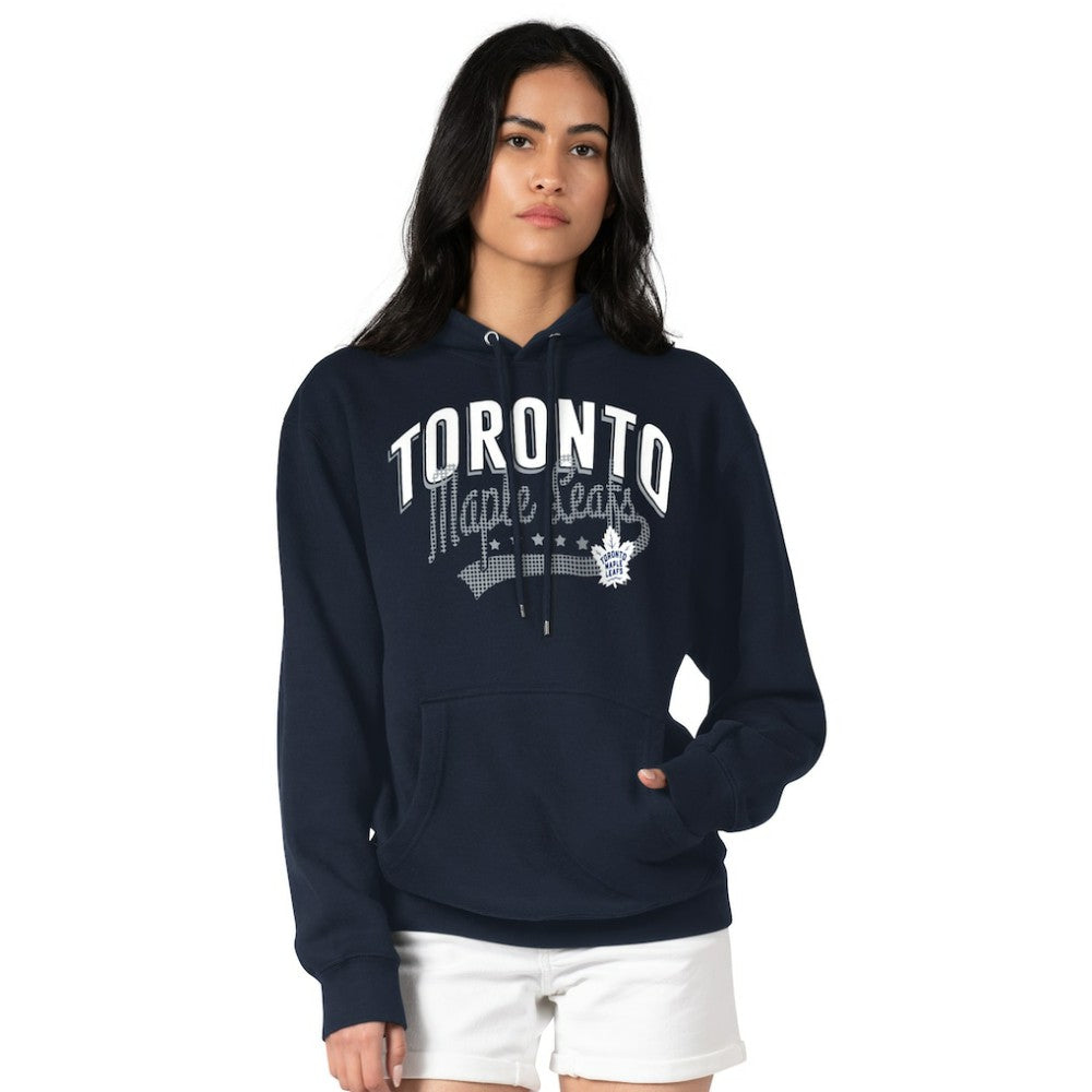 Toronto Maple Leafs - G-III 4Her by Carl Banks Women's Filigree Logo Pullover Hoodie – Navy