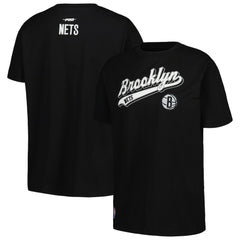 NBA - Brooklyn Nets Pro Standard Women's Script Boyfriend T-Shirt - Black