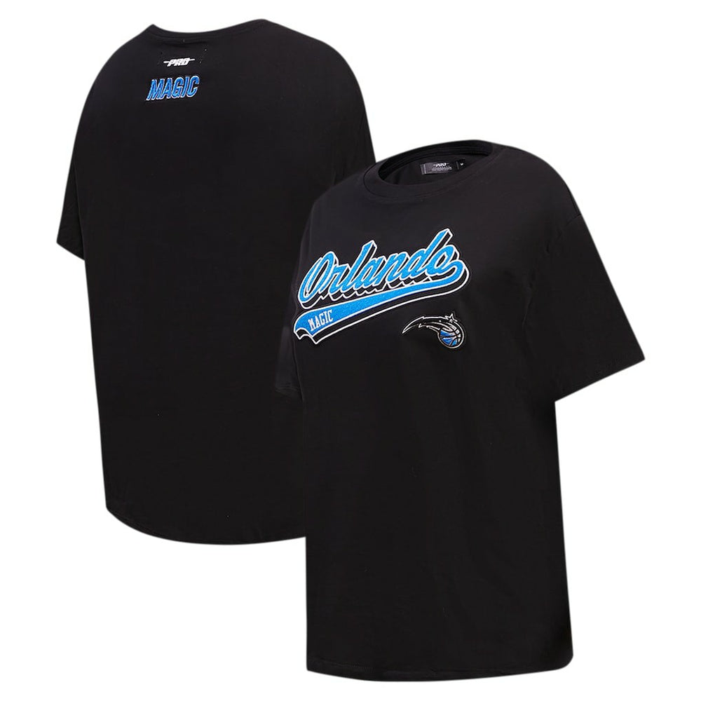 NBA - Orlando Magic Pro Standard Women's Script Boyfriend T-Shirt - Black