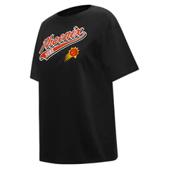 NBA - Phoenix Suns Pro Standard Women's Script Boyfriend T-Shirt - Black