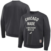 NBA - Chicago Bulls NBA x Staple Plush Pullover Sweatshirt - Anthracite