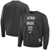 NBA - Utah Jazz NBA x Staple Plush Pullover Sweatshirt - Anthracite