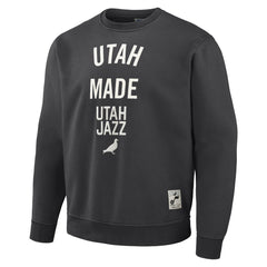 NBA - Utah Jazz NBA x Staple Plush Pullover Sweatshirt - Anthracite