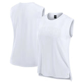Atlanta Falcons Women's Studio Gym Tank Top White - Fanatics