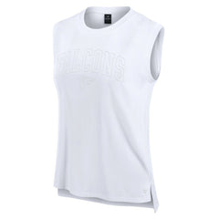 Atlanta Falcons Women's Studio Gym Tank Top White - Fanatics