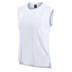 Houston Texans Women's Studio Gym Tank Top White - Fanatics