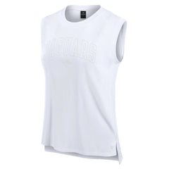 Jacksonville Jaguars Women's Studio Gym Tank Top White - Fanatics
