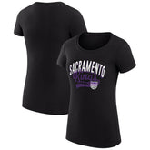 NBA - Sacramento Kings G-III 4Her by Carl Banks Women's Super-Slim Fit Lightweight Filigree Logo T-Shirt - Black