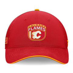 Calgary Flames - Fanatics 2024 NHL Draft On Stage Trucker Adjustable Hat Red
